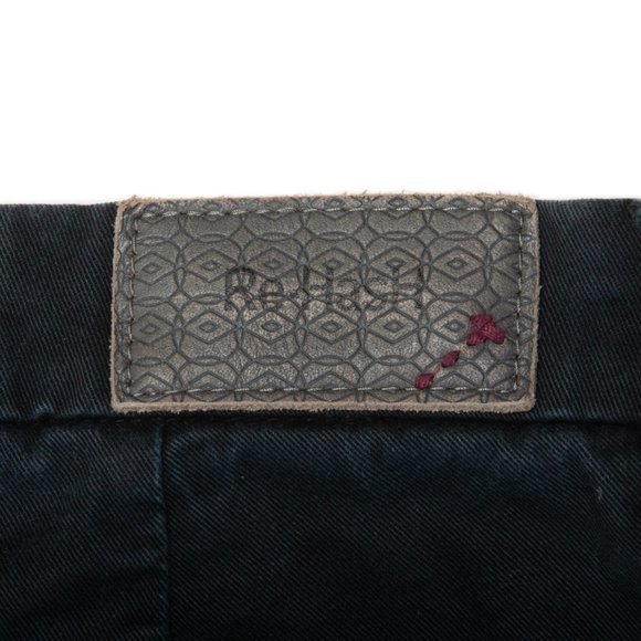 Re-Hash Washed Black Canaletto Chinos - Picture 3 of 5